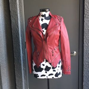 Biker Moto Studded Jacket